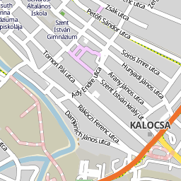 kalocsa térkép Utcakereso.hu Kalocsa térkép kalocsa térkép