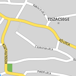 tiszacsege térkép Utcakereso.hu Tiszacsege   Barna utca térkép tiszacsege térkép