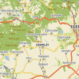 eger és környéke térkép Térkép: Térkép Eger és Környéke