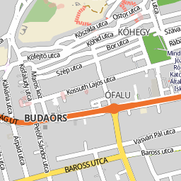 budaörs térkép Utcakereso.hu Budaörs térkép