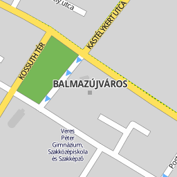 balmazújváros térkép Utcakereso.hu Balmazújváros   Batthyány utca térkép balmazújváros térkép
