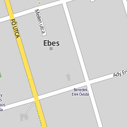 ebes térkép Utcakereso.hu Ebes   Ady Endre utca térkép ebes térkép